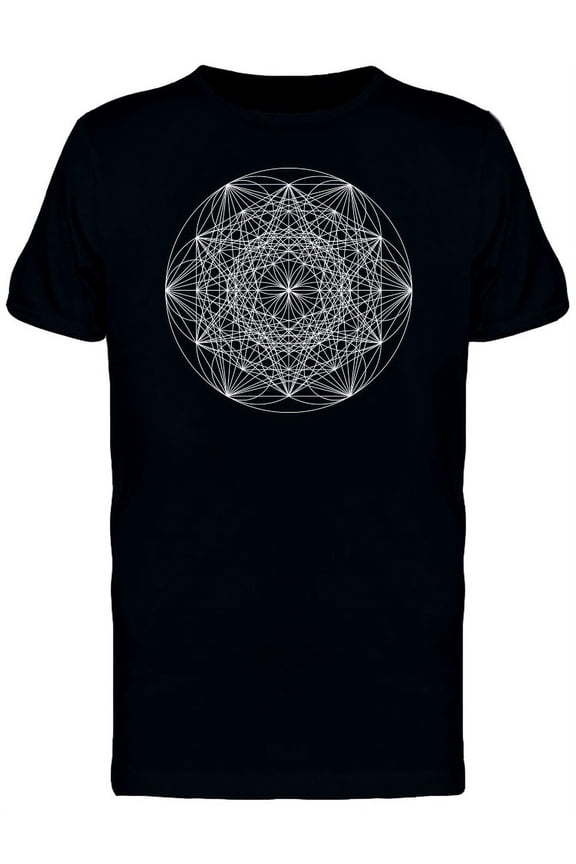 Star With Infinite Shapes Design T-Shirt Men -Image by Shutterstock, Male Medium