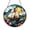 Acrylic 3.5 Inch, variant on Imaginary Nautical Stained Glass Suncatcher For Window Decor, Fantasy Sailing Ship Hanging Art With Moonlit Ocean, Aesthetic Room Ornament, Decorative Indoor Present For Coastal Art Fans