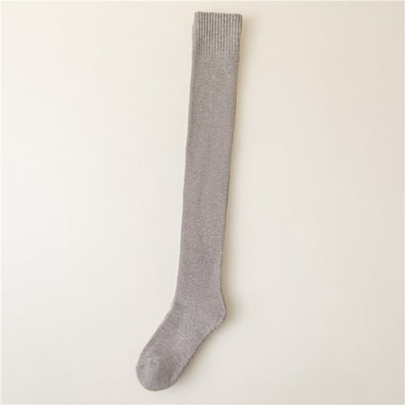 

Christmas Stockings Women s Winter Thickening Warm Medium Length Over Knee Plush Socks For Family Christmas Decoration