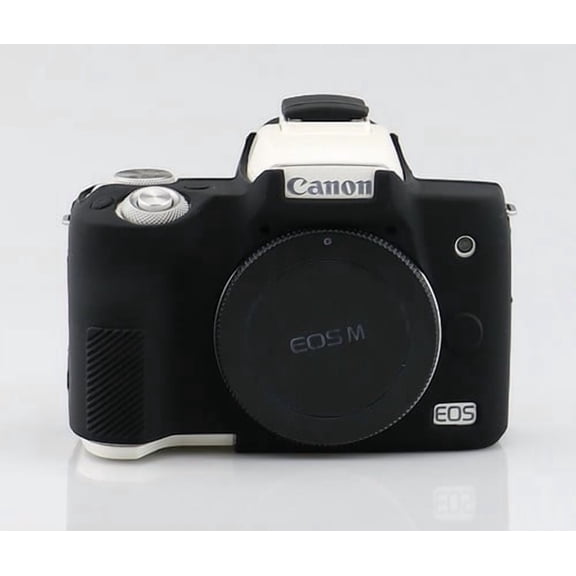 GadgetCom Camera Case Compatible with Canon EOS M50 / M50 Mark II , Anti-Slip Soft Silicone Protective Cover Shell