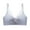 Silver Gray, variant on Women Solid Color Push Up Wireless Seamless Bra Mesh Cross Brassiere Underwear,Black,36/80AB