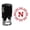 Red, variant on Printtoo Self Inking Octagon Celtic Swirl Frame Alphabet N Monogram Initial Office Stationary R-40 Rubber Stamp-Black