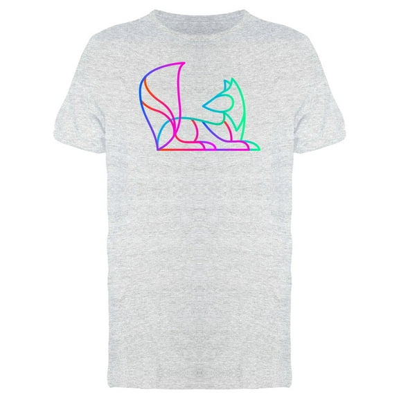 Fox Abstract Doodle Tee Men's -Image by Shutterstock