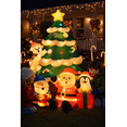 thumbnail image 3 of Firstness 7ft Christmas Inflatables,Blow ups Christmas Tree with Rotation LED Lights Yard Garden Xmas Outdoor Decoration, 3 of 5