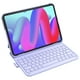 thumbnail image 1 of Funda con teclado para iPad Inateck AirTap de décima y undécima generación, color morado, 1 of 8