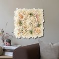 thumbnail image 4 of Moocorvic Backdrop Flowers Wall Panels 14x14inch Artificial Flower Silk Rose Mat for Home Party Wedding Floral Arrangement 10 Color, 4 of 7