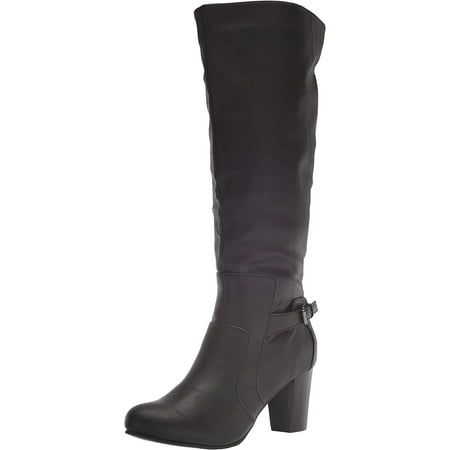 Journee Collection Womens Carly Boot Black, 10 Regular US | Walmart Canada