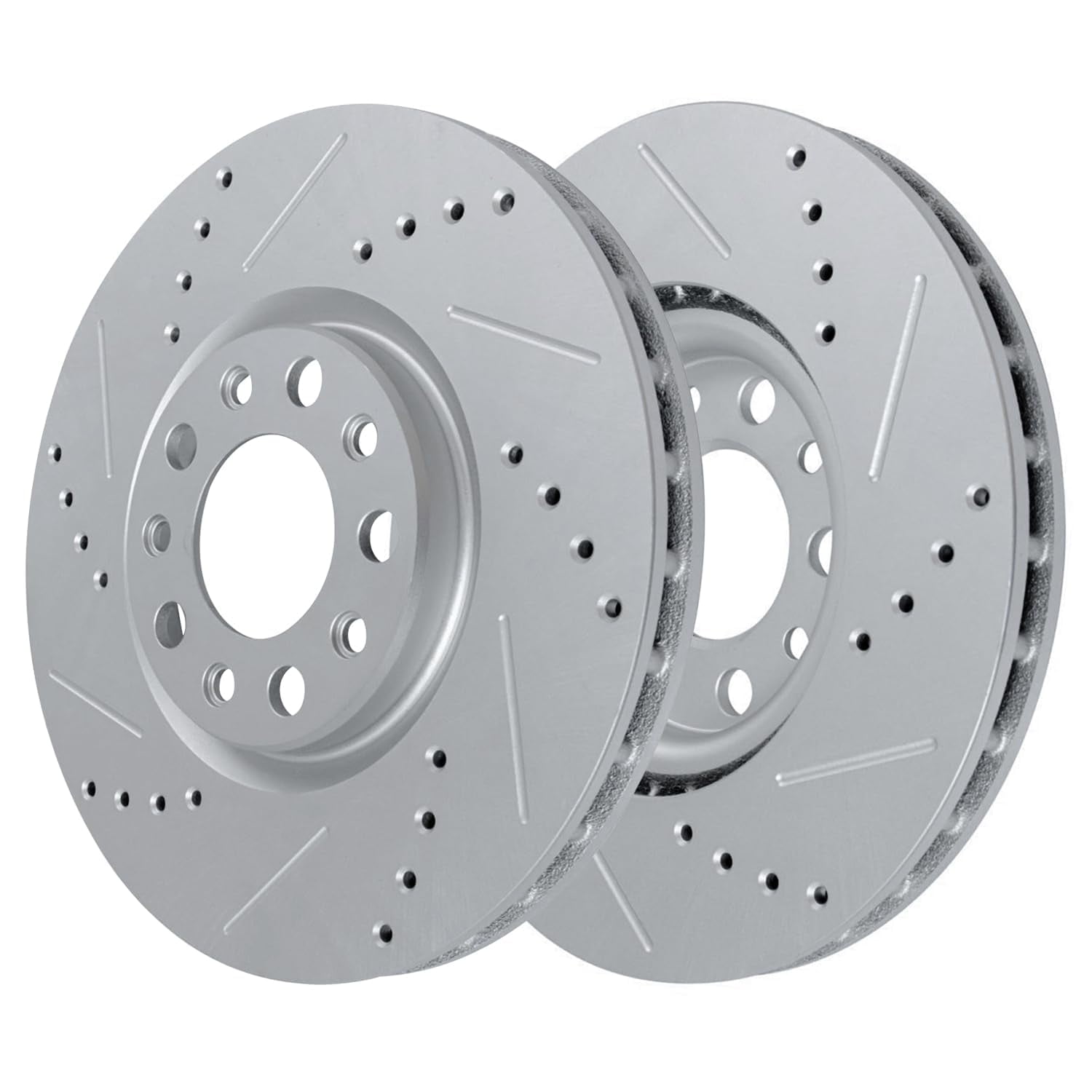 Detroit Axle - 8pc Brake Kit for Jeep 2015-2022 Renegade 2016-2020 500X, Drilled and Slotted Disc Brake Rotors Ceramic Brakes Pads Replacement : 12.00" inch Front and 10.94" inch Rear Rotors
