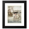 thumbnail image 2 of Arthur Rackham 20x24 Black Modern Framed Museum Art Print Titled - The Two Pots (1912), 2 of 5