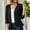 Black, variant on waffle sweater cardigan women 3/4 sleeve open front cardigan solid color loose fit blouse lightweight cardigan