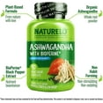 thumbnail image 6 of NATURELO Ashwagandha Organic Root Powder - Natural Herbs Supplement for Fatigue, Stress Relief, Mood Enhancer - with Black Pepper Extract - 90 Vegan Capsules, 6 of 7
