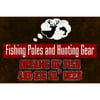 Fishing Poles And Hunting Gear Dreams Of Fish And Big Ol Deer Quote Buck Fish Picture Thought Sign