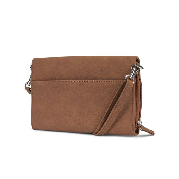 Mundi Rfid Crossbody Bag for Women Anti Theft Travel Purse Handbag Wallet Vegan  Leather 