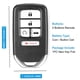 thumbnail image 2 of Reemplazo de Llave Remota VOFONO para Honda Civic 2016-2021 con 5 Botones, 2 of 6