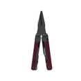 thumbnail image 2 of Swiss Tech 10 in 1 Multitool with Spring Action Shears AUS 8 Steel Blade Carabiner and Sheath, Maroon, 2 of 6