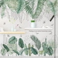 thumbnail image 3 of Gwong Decoración hogareña 2 hojas / set tropical planta hoja bonsai autoadhesivo mural etiqueta de la pared sala de estar calcomanía Gwong 21050359, 3 of 7