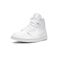 thumbnail image 4 of JORDAN WOMENS AIR JORDAN 1 MID WMNS "Triple White Patent Leather" BQ6472 111 from Stadium Goods, 4 of 6
