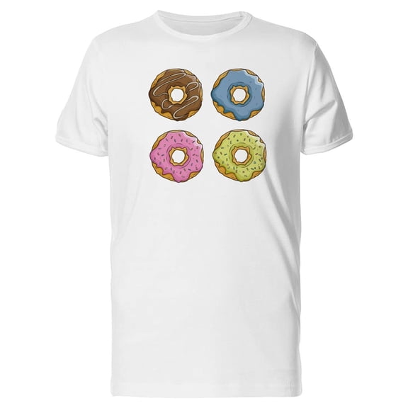 Four Glazed Donuts Tee Men's -Image by Shutterstock