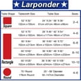 thumbnail image 6 of 4th of July Tablecloth Rectangle 60x84 Inches,America Patriotic Memorial Day Independence Day Table Cloth Washable Table Covers for Party Picnic Wedding Indoor and Outdoor Decorations, 6 of 7