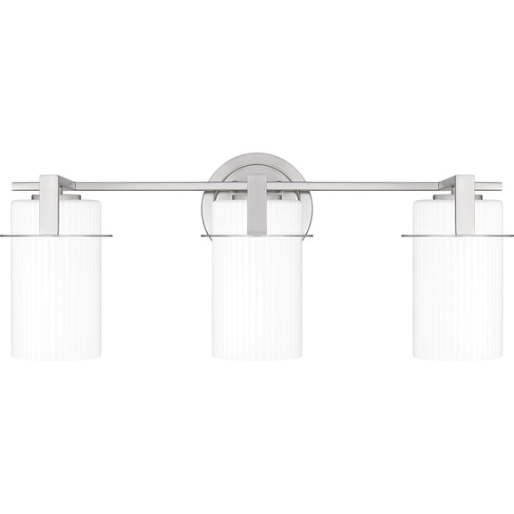 Seymour 3-Light Brushed Nickel Bath Light