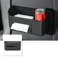 thumbnail image 2 of Xingzhi TPE Seat Back Organizer for Tesla Model Y Model 3 Black Accessories, 2 of 9
