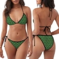thumbnail image 3 of Balery Christmas (2) Pijama Estampado Bikini de Dos Piezas para Mujer - Conjunto de Bikini Ajustable Sexy y Cómodo para Playa, 3 of 6