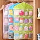 thumbnail image 3 of Perchero de almacenamiento con 16 bolsillos para armario, bolsa colgante transparente para calcetines, sujetador, ropa interior, papelería, ahorro de espacio, organizador ordenado, 3 of 4