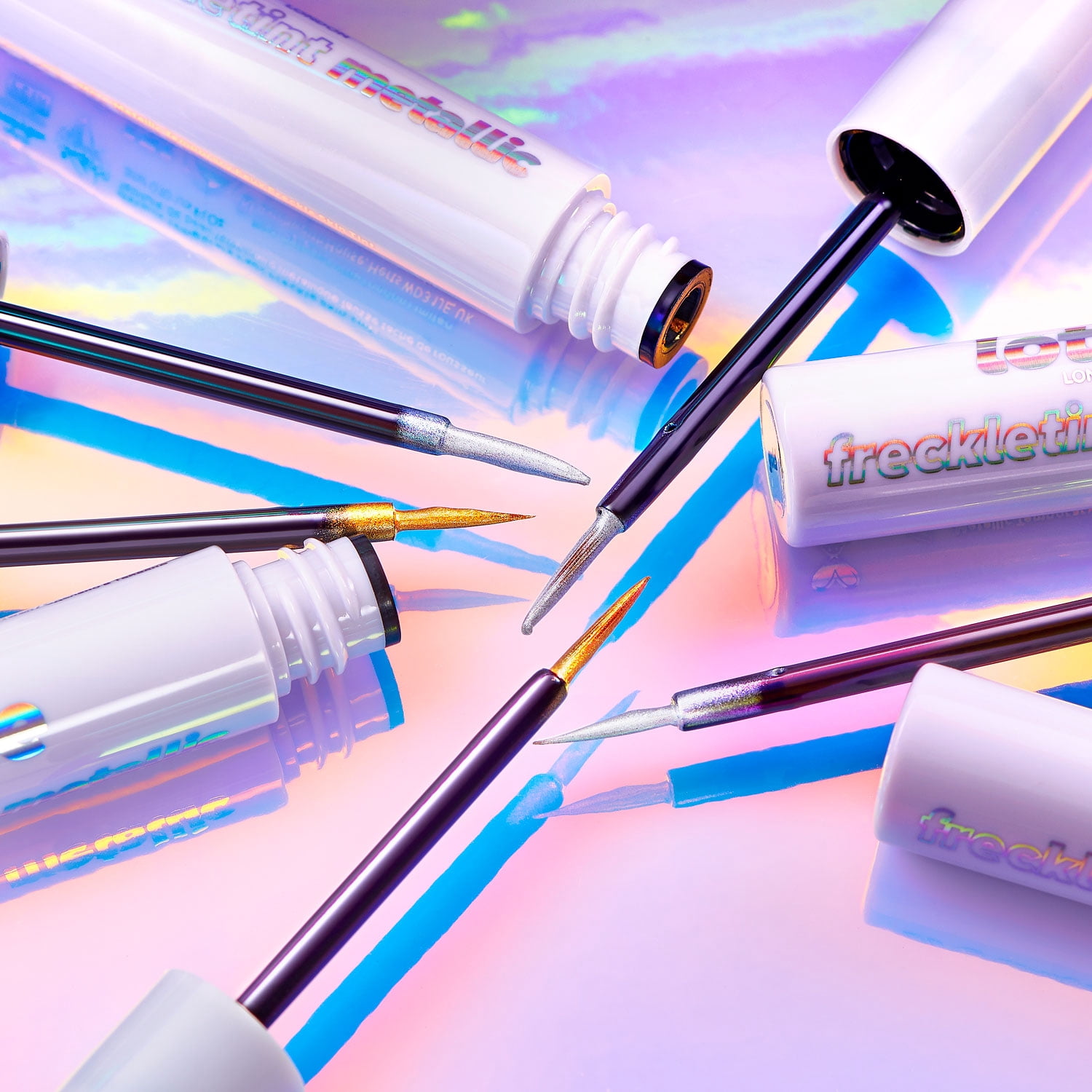 Lottie London Freckle Tint, Faux Freckle Pen, Silver, 0.1 fl oz