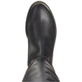 thumbnail image 4 of Material Girl Women's Darcell Leather Almond Toe Over Knee Fashion Boots Black Size 8 M, 4 of 6