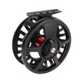 thumbnail image 3 of Metal Fly Reel, Aluminium Alloy Fly Reel Black Large Line Capacity  For Freshwater, 3 of 8