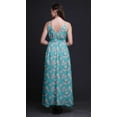 thumbnail image 3 of Bimba Robe Longue Maxi de Plage à Imprimé Floral pour Femme à Bretelles Tenue de Villégiature d'Été-TP, 3 of 4