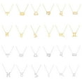 thumbnail image 4 of Sonducket Ins Twelve Zodiac Sign Vintage Amistad Collar Ins Unique DIY Chic Cómodo Personalidad Colgante Cáncer oro Type1 NO1, 4 of 6