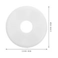 thumbnail image 2 of OULII 4pcs Pool Fence Hole Covers White ABS Prevents Debris For Outdoor Pool Users, 2 of 8