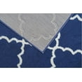 thumbnail image 5 of Ambient Rugs Contemporary Trellis Modern Geometric Area Rug Red 635, Blue, 5 of 6