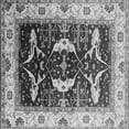 thumbnail image 1 of Ahgly Company Indoor Square Oriental Gray Industrial Area Rugs, 6' Square, 1 of 4