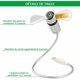 thumbnail image 4 of Ventilador de reloj USB mini, reloj LED de cuello de cisne flexible, ventilador USB con pantalla de tiempo, ventilador para PC, computadoras de escritorio-, 4 of 5