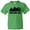 Kelly Green, variant on Boston Massachusetts City Skyline with Grunge Youth T-Shirt
