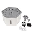 thumbnail image 2 of Fuente de agua para gatos de acero inoxidable, alimentador de fuente para gatos, dispensador de agua para mascotas USB, fuente para beber para gatos, muy versátil, 2 of 8