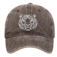 thumbnail image 1 of Distressed Washed Baseball Cap with Embroidery for Outdoor Casual Wear Unisex Sun Visor Cap - Versatile Everyday Accessory for Men Women, 1 of 3