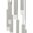 thumbnail image 3 of Hexagonal Metal Frame 8 LED Light Pendant with Glass Diffuser, Gray- Saltoro Sherpi, 3 of 5