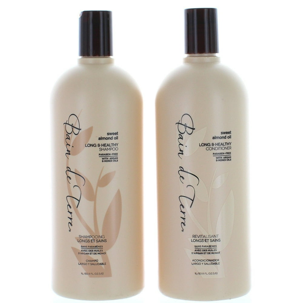 Bain De Terre Sweet & Almond Oil Long & Healthy Shampoo & Conditioner