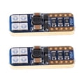 thumbnail image 2 of 1 par de luces LED T10 para tablero de instrumentos de vehículos, duraderas y compactas. Azul, 2 of 9