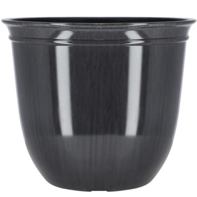 maceta de resina connor color charcoal 15