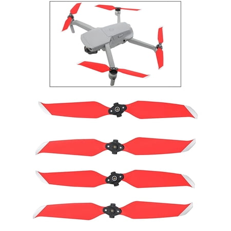 s for Air 2S Accessories Foldable Low-Noise Props , 2 Pair Red, 8..3CM