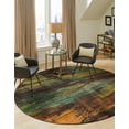 thumbnail image 7 of Unique Loom Jardin Collection Area Rug - Lilly (6' 1" Round Multi/Beige), 7 of 7