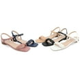 thumbnail image 2 of Journee Collection Womens Verity Ankle Strap Low Block Heel Sandals, 2 of 6
