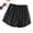 Black, variant on YLOMAY Womens Casual Shorts Summer Women Short Pants Elastic Mid Waist Pocket Drawstring Shorts Solid Color Trendy Shorts Lady Loose Fit School Wear Black L