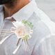 thumbnail image 3 of Flor de boutonniere de boda hecha a mano para decoración de de boda del aniversario de cena champán mayimx Boutonnieres, 3 of 7