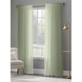 thumbnail image 4 of Sage Green Ombre Sheer Curtains 96 Inch Length 2 Panels Set for Living Room/Bedroom, Modern Gradient Abstract Art Semi Curtain Sheers Drapes Rod Pocket Curtains Window Treatment Set 52''x96''x2, 4 of 7