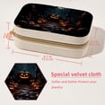 thumbnail image 5 of Halloween Velvet Portable Earring Organizer Box with Removable Compartment - Ideal Travel Organizer and Jewelry Box Gift, 5 of 7